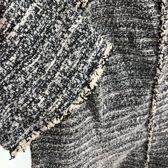 Lane Bryant Tweed Boucle Raw Trim Short Sleeve Fit & Flare Dress 10/12 Large - Picture 4 of 12